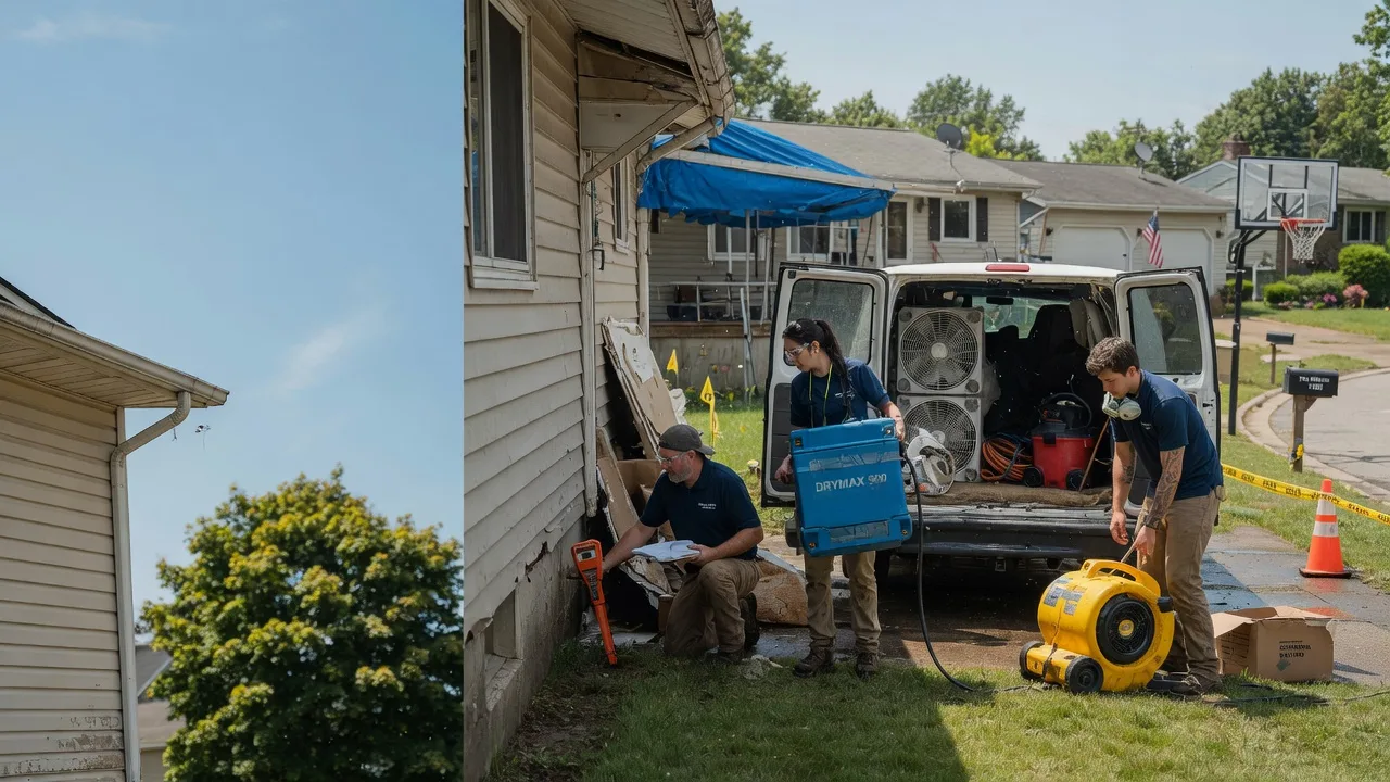 Ceiling Leak Cleanup in Berlin Heights, OH near me